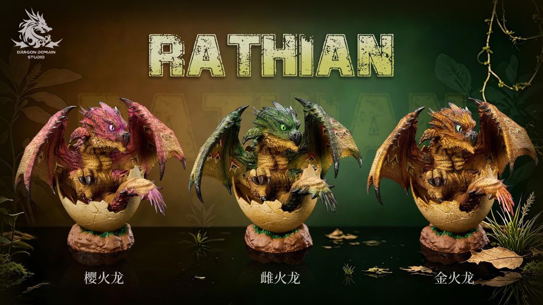 【預購】Dragon Realm-Studio > 魔物獵人 > 雄火龍 & 蒼火龍 & 銀火龍 & 雌火龍 & 櫻火龍 & 金火龍 Dragon Realm-Studio,魔物獵人,龍蛋,GK,玩具,收藏,擺件,模型,公仔,人偶,手辦,動漫