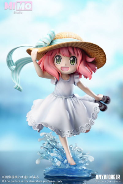 【售罄-代購/追加服務請洽客服】Mimo>SPY×FAMILY間諜家家酒>連衣裙踩水安妮亞 間諜家家酒,SPYFAMILY,SPYxFAMILY,連衣裙踩水安妮亞,安妮亞,佛傑,GK,玩具,模型,雕像,共鳴