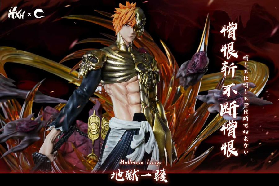 【預購】HXHENG & CHENG > BLEACH死神 > 1/5 地獄 黑崎一護 (雙版本) 死神,黑崎一護,GK,玩具,收藏,擺件
