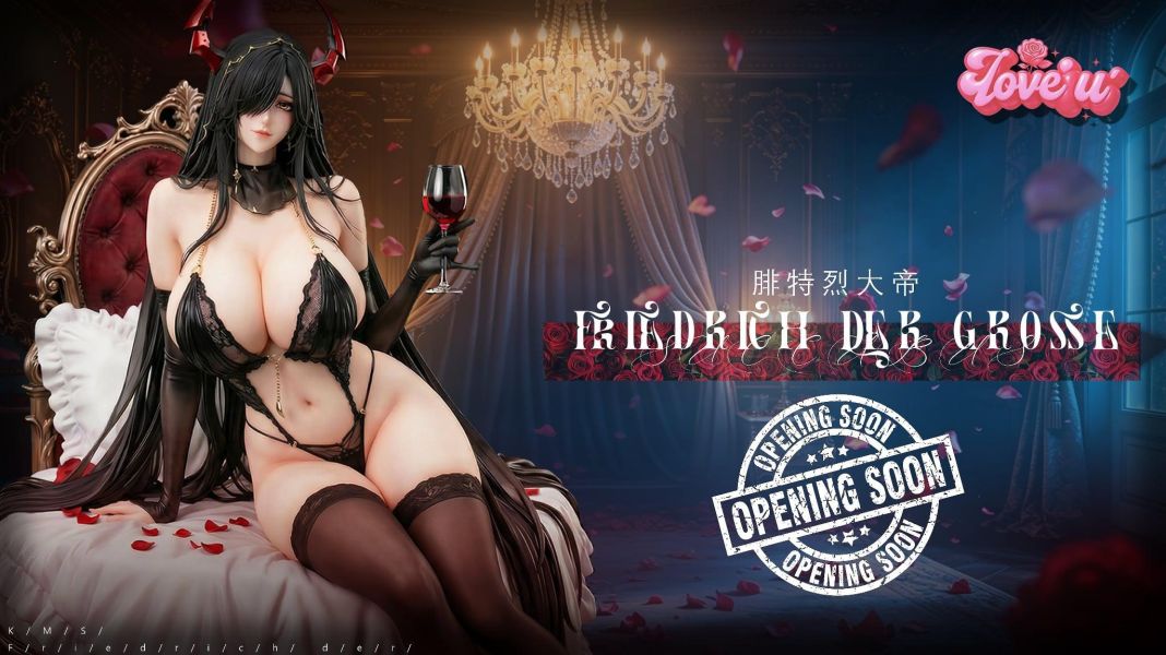 【預購】Love U > 碧藍航線 > 1/6 腓特烈大帝 微醺ver. Love U,碧藍航線,腓特烈大帝,GK,玩具,收藏,擺件,模型,公仔,人偶,手辦,動漫