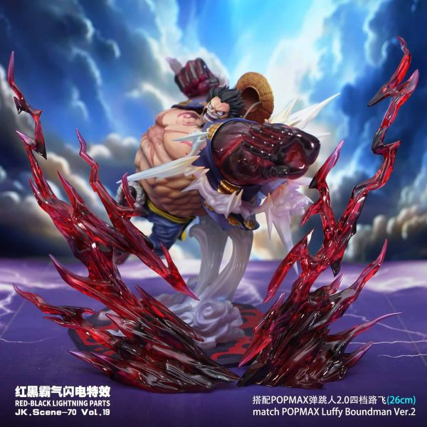 【預購】JacksDo>原創>紅髮特效配件 紅黑霸氣閃電 終末的女武神,秦始皇嬴政,GK,玩具,模型,雕像,擺飾,收藏,共鳴