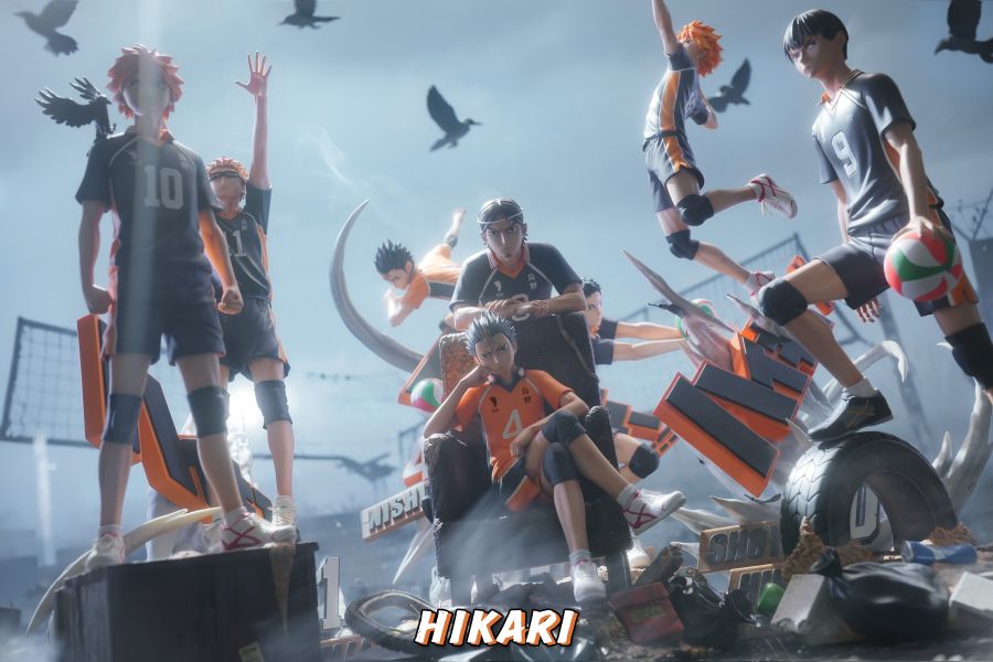 【預購】HIKARI > 排球少年 > 垃圾場共鳴系列第三彈 西谷夕&東峰旭 排球少年,西谷夕,東峰旭,GK,玩具,模型,雕像,共鳴