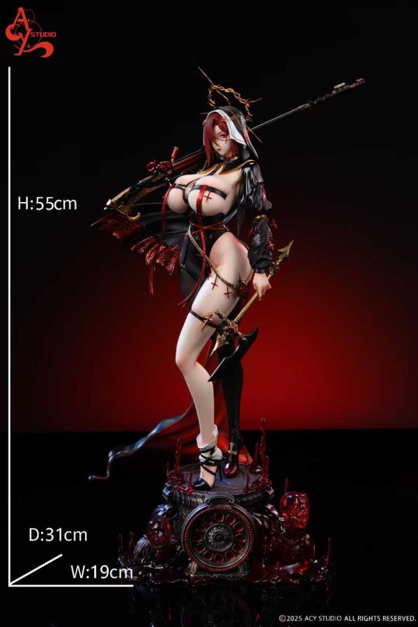 【預購】ACY-Studio > 原創 > 1/4 教廷系列 戰鬥修女 戰鬥修女,ACY,女雕,GK,玩具,模型,雕像