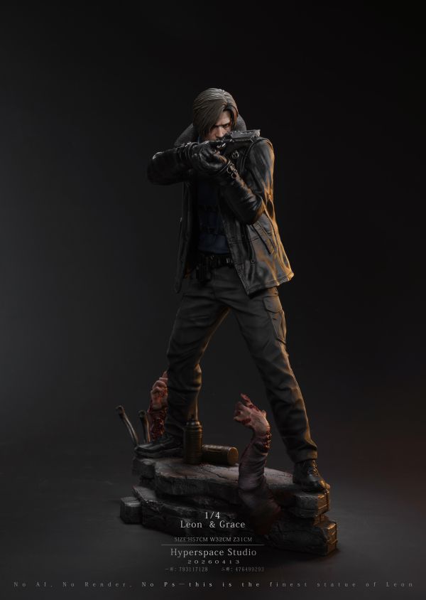 【預購】HP-Studio > 惡靈古堡 > 1/4 安魂曲系列 里昂&格蕾絲 HP-Studio,惡靈古堡,里昂,格蕾絲,GK,玩具,收藏,擺件,模型,公仔,人偶,手辦,動漫