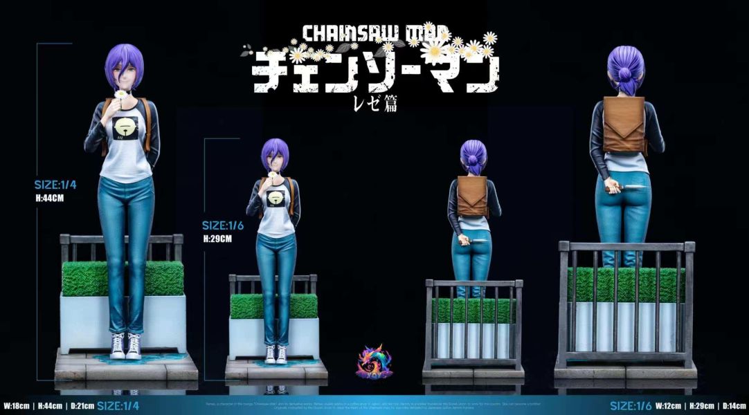 【預購】YQY-Studio > 鏈鋸人 > 1/4&1/6 初遇 蕾潔 YQY-Studio,鏈鋸人,蕾潔,GK,玩具,收藏,擺件,模型,公仔,人偶,手辦,動漫