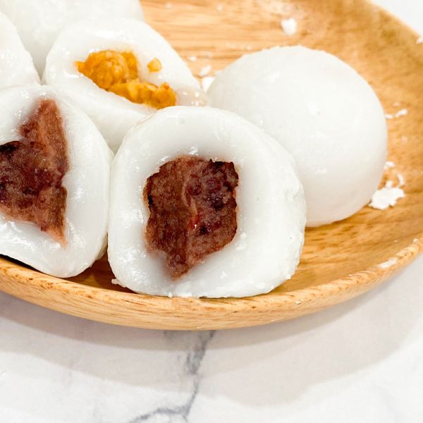 紅豆麻糬(純素) 一之軒麻糬,紅豆麻糬,麻糬,冷凍麻糬,冷盤麻糬,素食小點,宴會麻糬