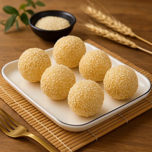 豆沙芝麻球(純素) 桂合芝麻球,素食芝麻球,芝麻球,