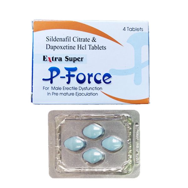 P-Force 200mg 印度超級雙效威而鋼 4粒 | 增硬持久效果絕佳 