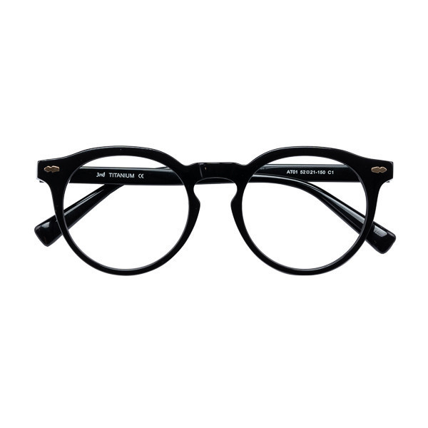 AT01 / GLOSSY BLACK C1 - WH 鈦金屬眼鏡,板材眼鏡,攝影靈感眼鏡設計,創新時尚眼鏡,台灣精品眼鏡品牌,時尚輕量眼鏡,精品眼鏡設計,輕便時尚眼鏡,光學眼鏡,墨鏡