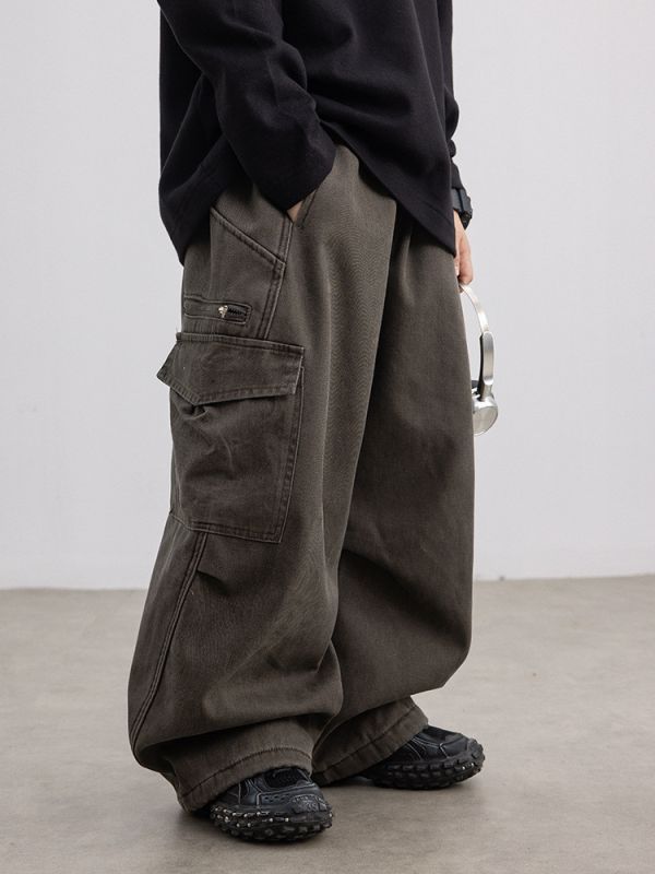 05111114┃TM家秋冬〃8911多口袋單拉鏈加絨工裝褲┃120-170 童裝工裝褲, 童裝長褲, 加絨長褲, 大陸製童裝, 韓系褲子, 男童長褲, 女童長褲, 秋冬保暖褲, 寬鬆工裝褲, 厚褲, 內刷毛褲, 暖褲, 休閒工裝褲, 童裝厚褲, 保暖童裝褲**