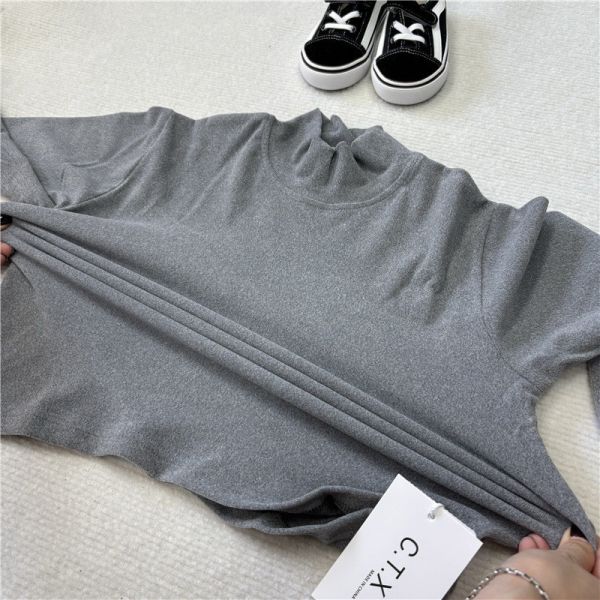 05121112｜CTX家秋冬〃2586純色半高領T｜110-165 兒童打底衫
高領上衣
兒童秋冬上衣
男女童長袖
親膚保暖
彈力上衣