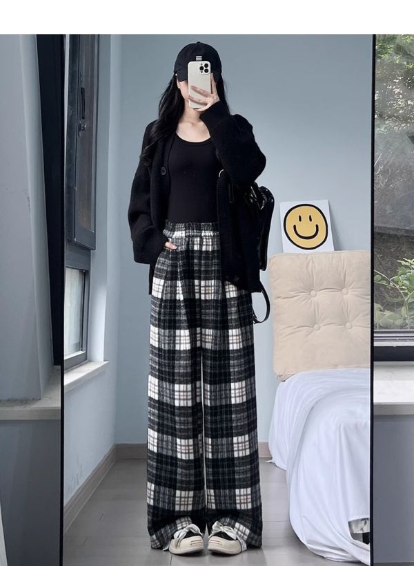 05112308｜秋冬〃三色毛呢格子闊腿褲｜S-XL 格紋寬褲

毛呢寬褲

秋冬長褲

顯瘦寬褲

直筒長褲

韓系寬褲

女裝毛呢褲

寬鬆百搭褲

休閒寬褲

加長版長褲

常規版長褲

寒冬保暖褲

藍色格紋褲

咖色格紋褲

黑色格紋褲

S-XL 女裝長褲

遮胯遮腿褲

顯高顯瘦褲