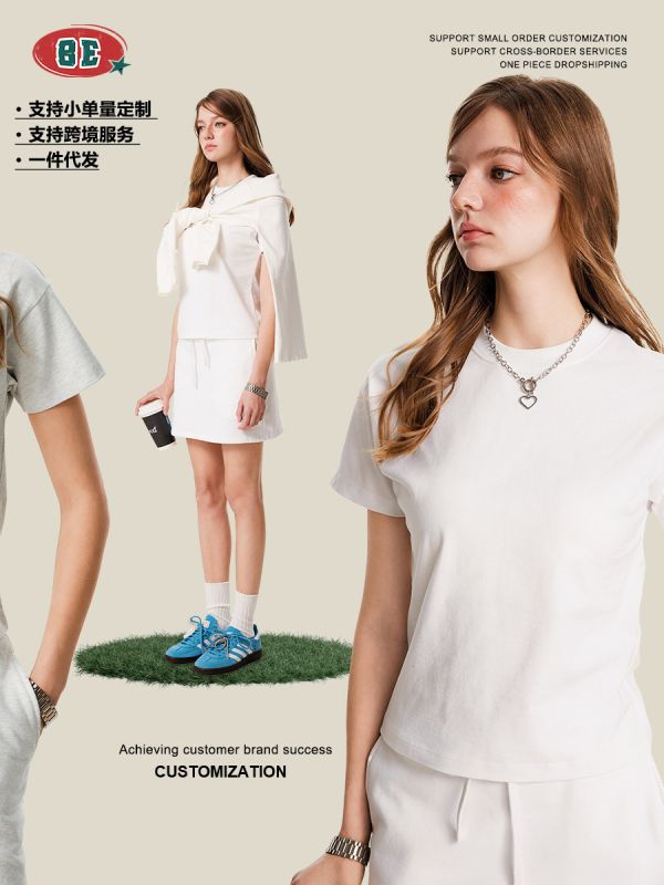 05042114┃BE家夏〃2523四色正肩素色T┃S-XXL┃0425結單 