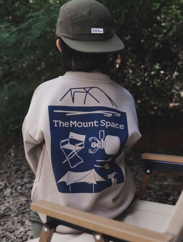 05110713┃猿寶家秋冬〃8079山系露營風印花撞色口袋加絨上衣┃110-170 童裝衛衣、露營印花上衣、山系童裝、厚款上衣、秋冬保暖、男童上衣、女童圓領衫、戶外穿搭、韓風童裝