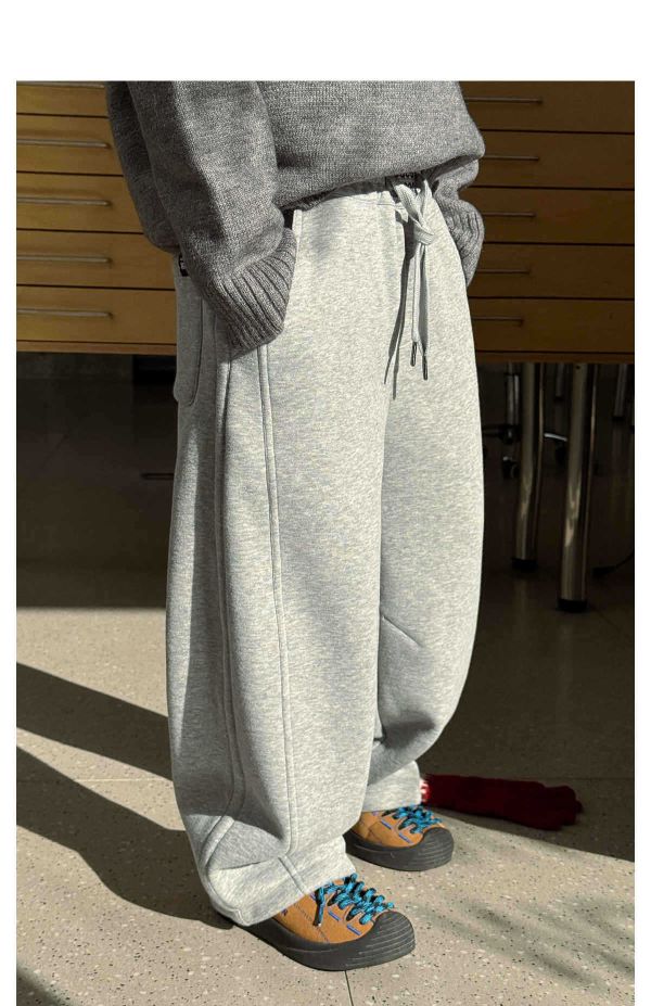 05120508｜ZNF秋冬〃9582三色加絨彎刀褲｜110-170 冬天童褲, 校服褲替換, 運動褲童裝, 棉褲刷毛, 厚刷毛童褲, 小童保暖褲, 中童長褲, 大童寬褲, 韓風童裝褲, 童裝日常褲