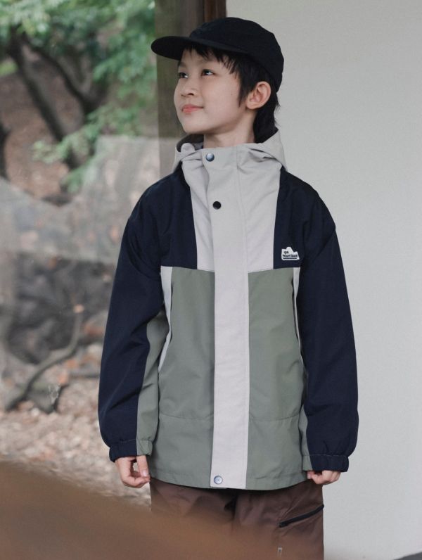05110704┃猿寶家秋冬〃7067山系撞色防風夾棉外套┃110-170 童裝外套、男童外套、山系風衣、防風外套、防潑水外套、韓版童裝、拼色外套、機能外套、登山風、親子裝