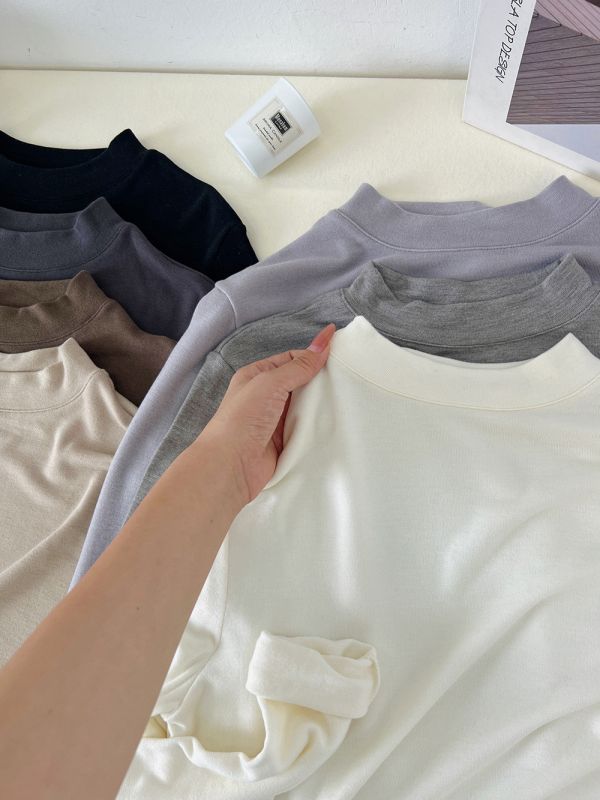 05112901｜RJ秋冬〃8726七色小立領天絲羊毛內搭衫｜M-L 棉羊毛打底衫
天絲上衣
高彈內搭
秋冬保暖衣
ML打底衫
棉羊毛天絲
百搭上衣
內搭長袖