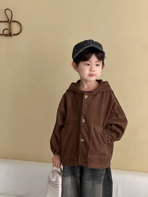 05073103┃兄妹家秋〃250586兩色燈芯絨外套┃80-150┃250810結單 