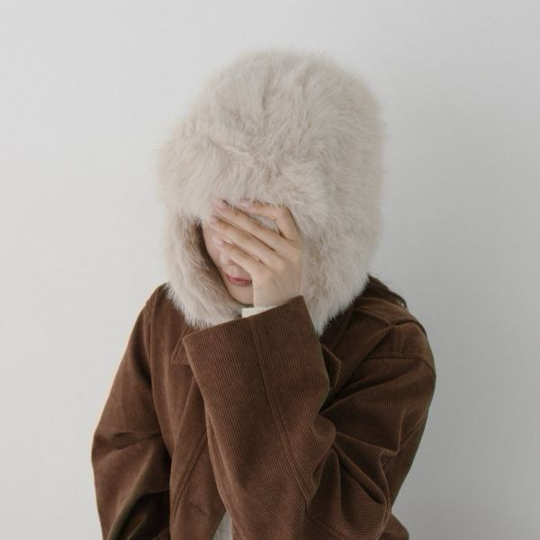 韓｜uniion〃六色毛毛帽｜F 毛毛飛行帽, 護耳帽, 冬季保暖帽, 童帽, 親子帽, 韓系帽子, 秋冬配件, 毛毛帽, 可愛飛行帽, 冬天帽子