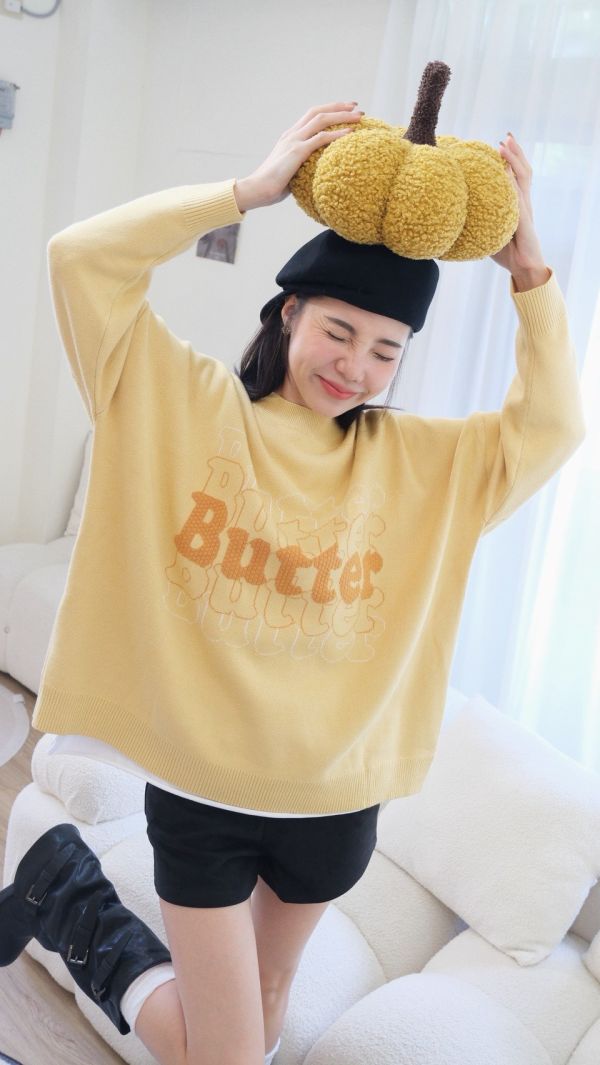 05110101┃秋冬〃23263五色包芯紗字母毛衣 字母毛衣, 針織上衣, 韓系毛衣, 寬鬆毛衣, 圓領毛衣, 保暖上衣, 秋冬針織, 彩色毛衣, 可愛毛衣, 女生毛衣