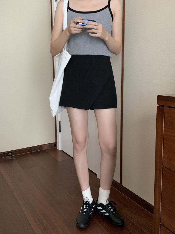 05042115┃夏〃5455兩色顯瘦A字短裙褲┃S-L┃0425結單 