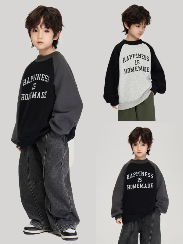 05110314┃TFYU秋冬〃兩色加絨撞色T┃100-170 - 兒童字母大學T
- 拼色刷毛上衣
- 秋冬童裝推薦
- HAPPINESS IS HOMEMADE
- 100–170 尺寸童裝
- 男童女童衛衣
- 親膚不扎布料
- 內刷毛大學T
- 韓系童裝
- 情侶童裝穿搭