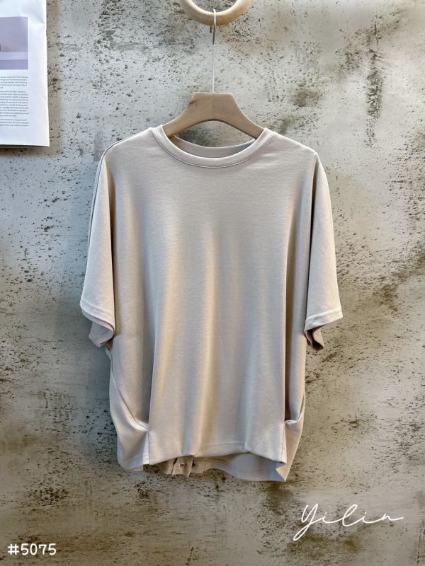 現貨┃05073001┃夏〃5075收腰連袖後扣上衣┃F┃250810結單 