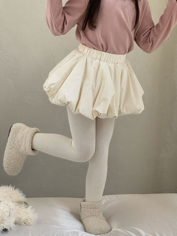 05120212｜小瑜家秋冬〃燈籠花苞短裙｜90-150 童裝蓬蓬裙, 氣球裙, 公主澎裙, 冬季童裙, 蓬裙穿搭, 童裝裙子, 絲襪內搭, 保暖童裙, 中小童洋裝, 90-150童裝