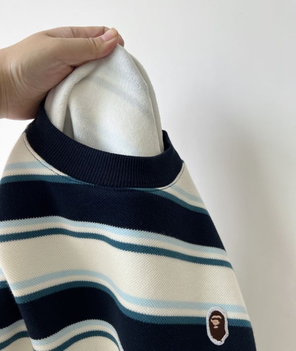 05112604｜CF冬〃CT669銀狐絨條紋T｜120-175 加絨衛衣
兒童條紋衛衣
男童加絨上衣
女童刷毛上衣
秋冬保暖長袖
兒童厚款T恤
120-175 衛衣
韓系兒童服裝
男童長袖
女童長袖
冬季保暖衣
寬鬆版衛衣