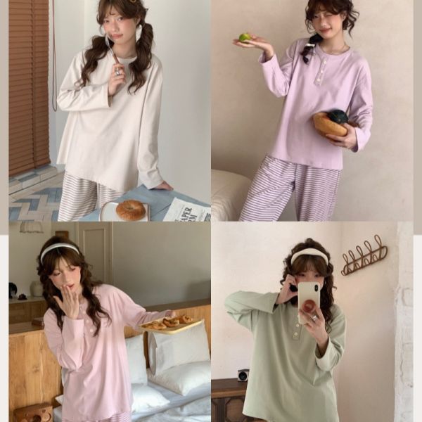 05120102｜秋冬〃四色條紋褲居家服套裝｜F 居家睡衣套裝
BUXIAODIAO
布小调睡衣
長袖家居服
柔軟親膚睡衣
高彈睡衣
寬鬆居家服
女生睡衣套裝
秋冬家居服