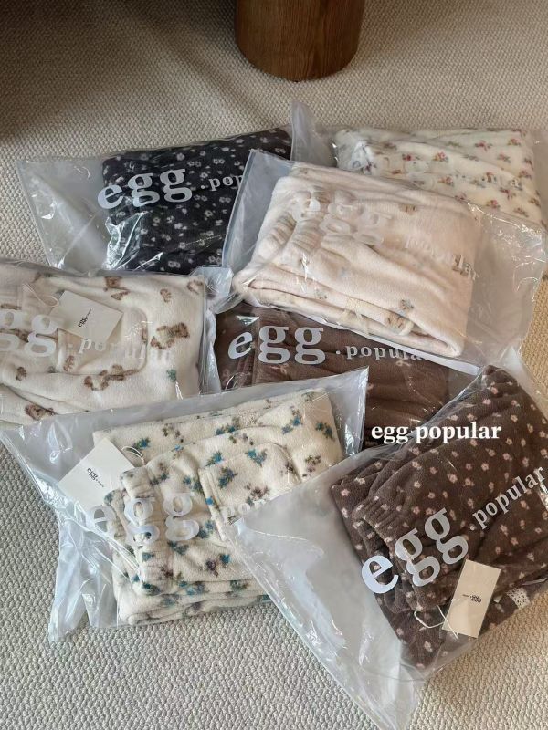 05110716┃冬〃雪粒絨奶芙褲┃F 雪粒絨褲、奶芙褲、保暖長褲、睡褲、居家褲、韓系褲、秋冬保暖、毛絨褲、情侶褲、柔軟褲、蛋糕絨褲、碎花褲