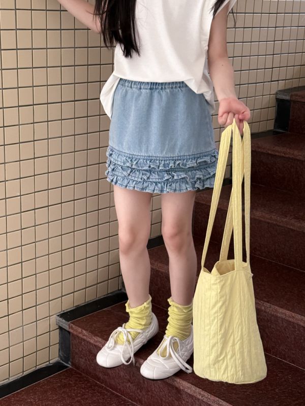 05052003┃小米姊妹家夏〃木耳邊牛仔裙┃110-160┃250526結單 