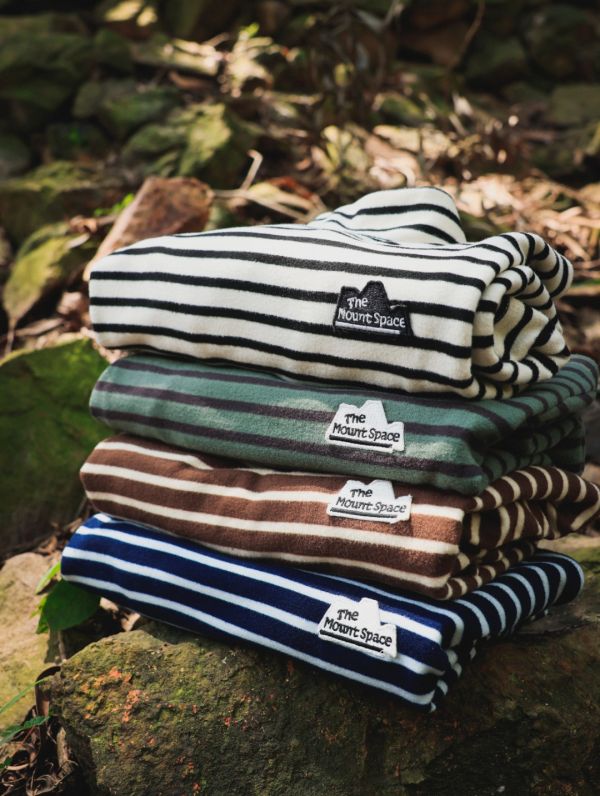 05110707┃猿寶家秋冬〃1340山系經典條紋德絨長袖T┃110-170 童裝高領上衣、條紋打底衫、山系童裝、秋冬內搭、男童上衣、女童上衣、韓版童裝、保暖內搭、親膚長袖