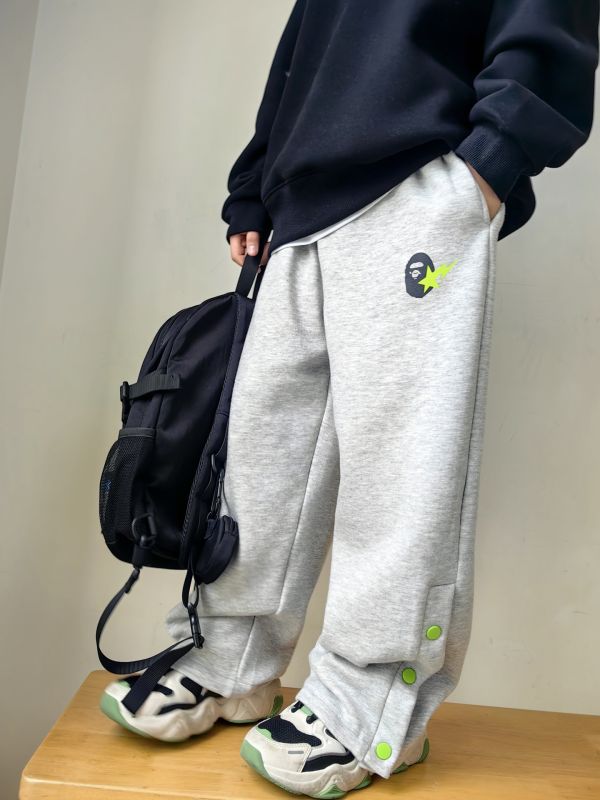 05112609｜CF冬〃CK121兩色加絨開扣運動褲｜120-175 兒童衛褲
不倒絨長褲
加絨保暖褲
男童女童秋冬褲
開扣休閒褲
加厚運動褲