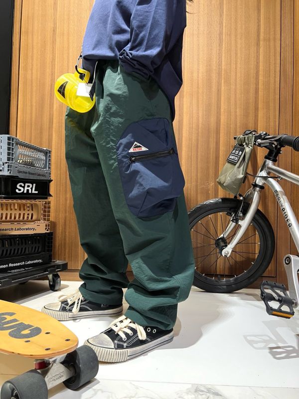 05081708┃BRT家秋〃兩色三角貼標撞色口袋褲┃110-170┃250825結單 