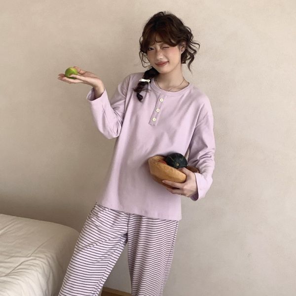 05120102｜秋冬〃四色條紋褲居家服套裝｜F 居家睡衣套裝
BUXIAODIAO
布小调睡衣
長袖家居服
柔軟親膚睡衣
高彈睡衣
寬鬆居家服
女生睡衣套裝
秋冬家居服