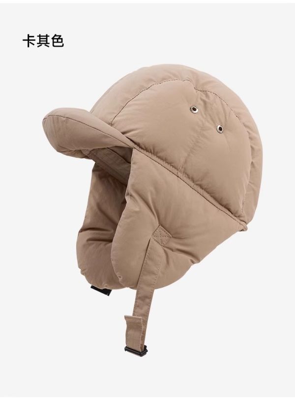 05120406｜秋冬〃羽絨保暖雷鋒帽｜F 雷鋒帽, 護耳帽, 羽絨帽, 冬帽, 安全帽內戴帽, 韓系帽, 顯臉小毛帽, 防風帽, 保暖帽, 女生冬季帽子