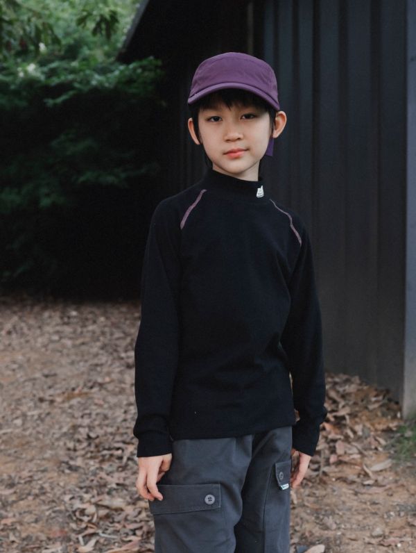 05110706┃猿寶家秋冬〃1337山系純色德絨半高領上衣┃110-170 童裝打底衫、童裝立領上衣、秋冬內搭、男童上衣、女童上衣、山系童裝、韓版童裝、運動風童裝、刷毛上衣