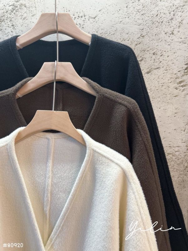 05120709｜秋冬〃80920學院風厚磅單釦針織外套｜F 針織外套, 短版開衫, V領外套, 日系開衫, 氣質穿搭, 顯瘦外套, 女生外搭, 休閒上衣