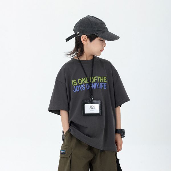 05040716┃CB家夏〃XK076三色背後小狗印花T┃100-160┃0410結單 