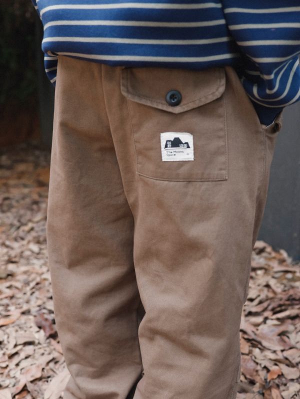 05121105｜秋冬〃3189兩色耐磨防風加絨傘兵褲｜110-170 兒童工裝褲, 加絨長褲, 冬季加厚褲, 山系童裝, 保暖長褲, 寬鬆工裝褲, 中大童長褲, 戶外褲, 刷絨褲, 兒童冬裝褲, TheMountSpace