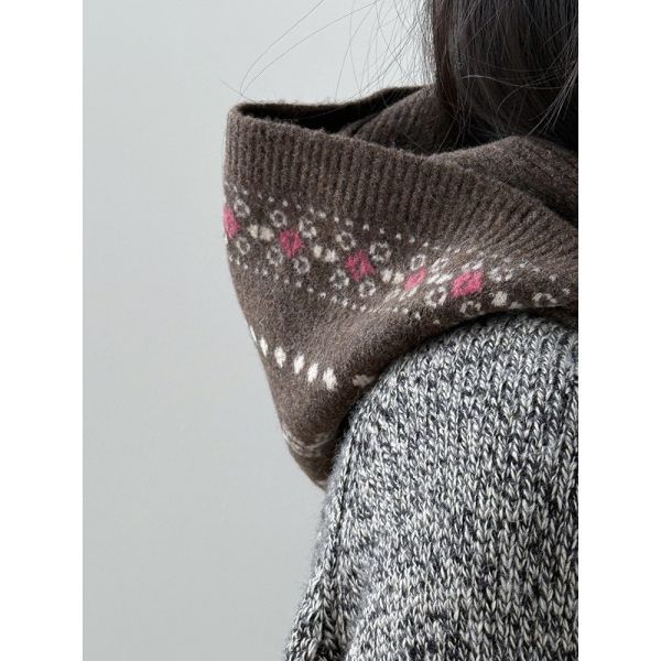 05120201｜YS秋冬〃571四色緹花針織帽｜F 民族風圍巾, 針織披肩, 冬季圍巾, 圖騰圍巾, 雙面圍巾, 保暖圍巾, 披肩斗篷, 秋冬配件, 流蘇圍巾, 百搭圍巾, 氣質圍巾, 穿搭配件