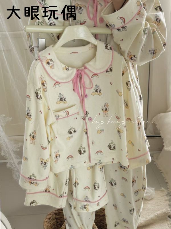 05072906┃大小卷秋〃卡通居家服套裝┃90-170┃250810結單 