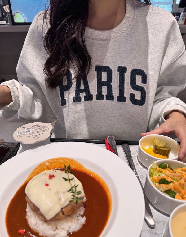 05112208｜秋冬〃9188PARIS立體繡字T｜F 大學T, 字母上衣, 毛巾刺繡T, 寬鬆衛衣, 秋冬上衣, PARIS 上衣, 五色上衣, 韓系大學T, 情侶大學T, 棉質上衣, 紫色大學T, 灰色衛衣