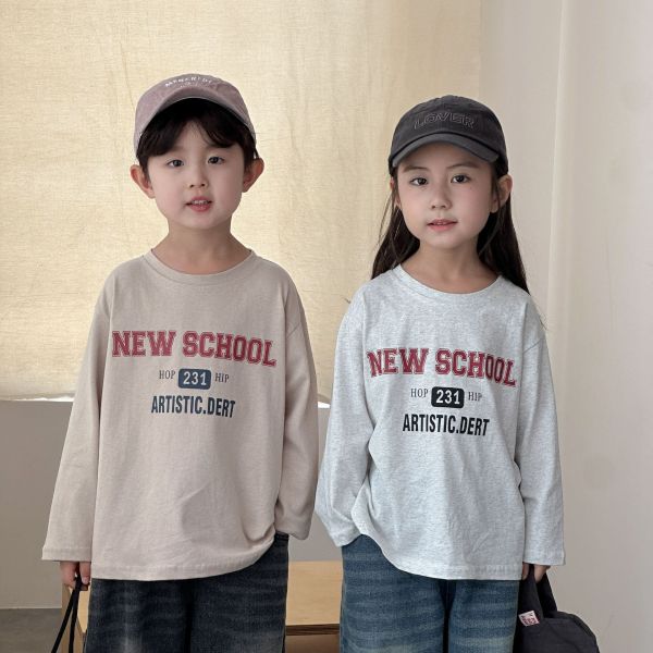 05073101┃兄妹家秋〃250578兩色NEWSCHOOL字母T┃80-150┃250810結單 