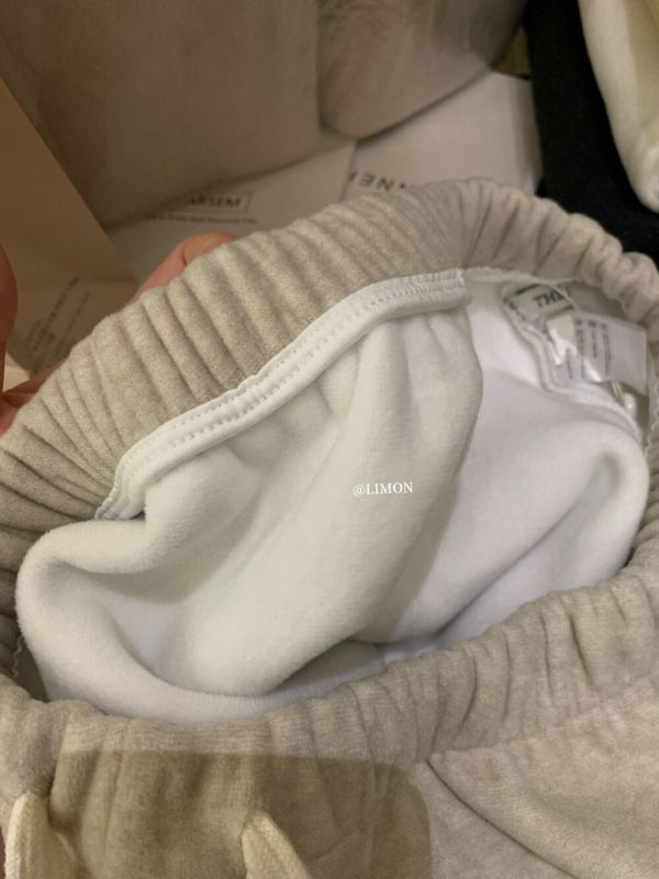 05110604┃LEMON〃1217加絨加厚糯米休閒褲┃S-L 加絨寬褲、毛巾棉長褲、保暖長褲、秋冬褲、加厚褲、女裝寬褲、休閒褲、韓系褲子、家居褲、直筒褲