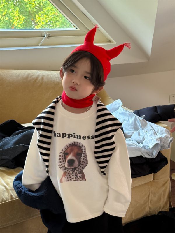 05112112｜HAHA家秋冬〃91216兩色加絨頭巾小狗T｜100-160 童裝 長袖

狗狗印花上衣

happiness 字母上衣

中大童 長袖T

秋冬長袖 童裝

寬鬆版上衣

兒童印花T

男童女童上衣

韓版童裝 長袖

100–160cm 上衣