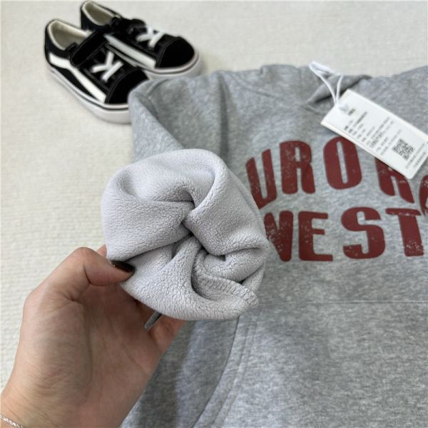 05121110｜CTX家秋冬〃2576兩色字母連帽加絨T｜110-165 加絨連帽衛衣
兒童加絨上衣
兒童帽T
厚刷絨衛衣
男童冬季上衣
女童冬季上衣
兒童寬鬆大學T