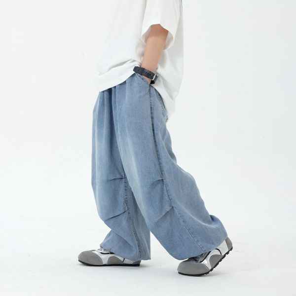 05040713┃CB家夏〃XK013冰絲牛仔防蚊褲┃100-160┃0410結單 