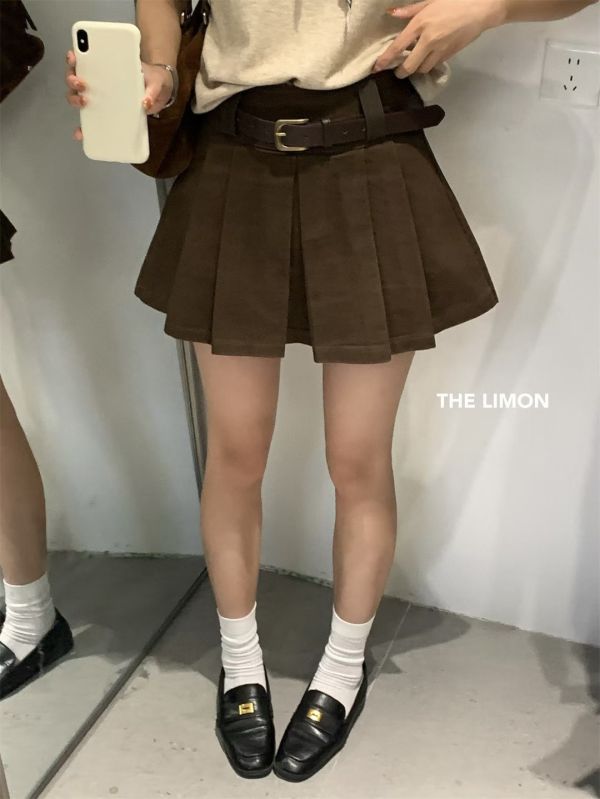 05081103┃LEMON秋〃1118三色百褶半身裙┃S-L┃250825結單 